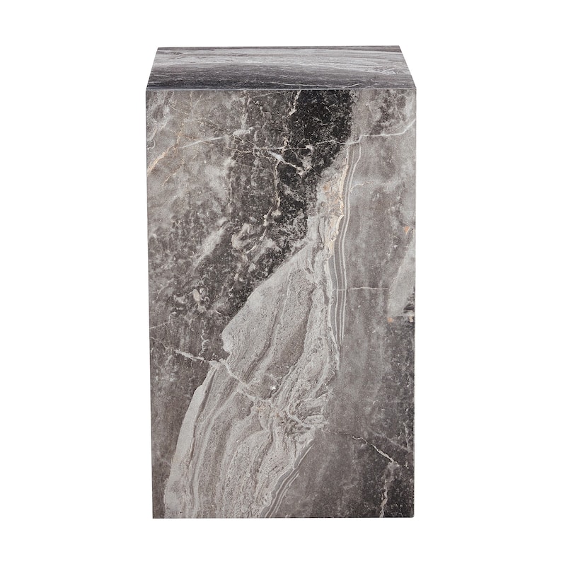 GDFStudio Alaric Wood Coffee Table with Natural Wood or Marble Texture