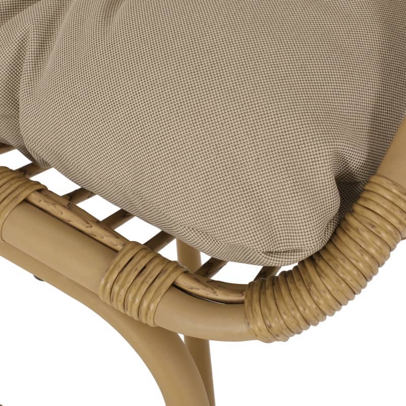 Modern Egg Chair – Contemporary Cocoon-Style Seating with Curved Design - 30.50 in. D x 26.75 in. W x 53.00 in. H