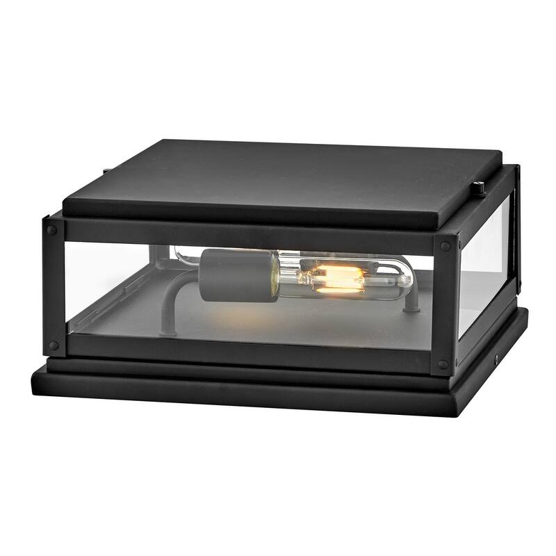 Hinkley Lighting 28858-LV Max 2 Light 8" Tall LED Post Light - Black