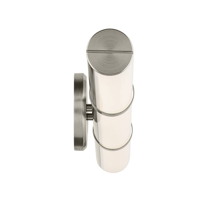 Kichler Lighting Rosh 32" Bath Bar Large LED with White Glass in Brushed Nickel