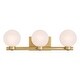 preview thumbnail 3 of 3, Minka Lavery 3493 Mooncrest 3 Light 25" Wide Bathroom Vanity Light