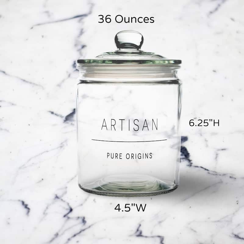 Amici Home Stockholm Glass Canister Small - 36 oz