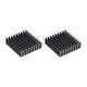 Uxcell Black Parallel Shape Notch Aluminum Heatsink With Conductive - View #11