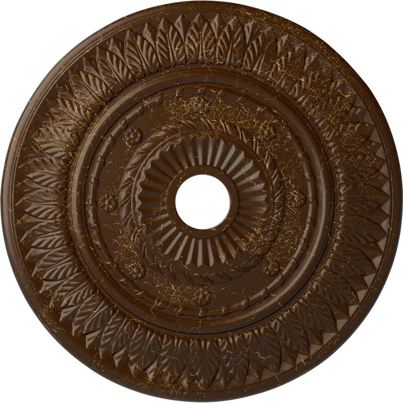 26 3/4"OD x 3 5/8"ID x 1 1/8"P Leaf Ceiling Medallion