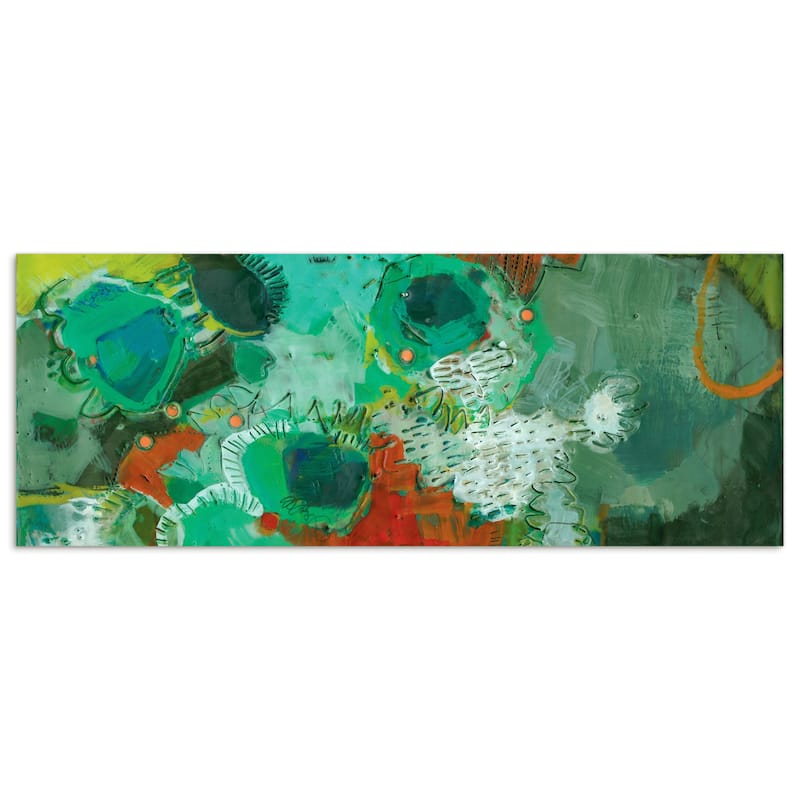 Empire Art"Lolly I" Frameless Tempered Art Glass Wall Art