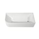 preview thumbnail 13 of 22, CB 59''/67'' Freestanding Glossy White Stand Alone Soaking Acrylic Tubs, Corner with Overflow & Pop-up Right/Left Drain