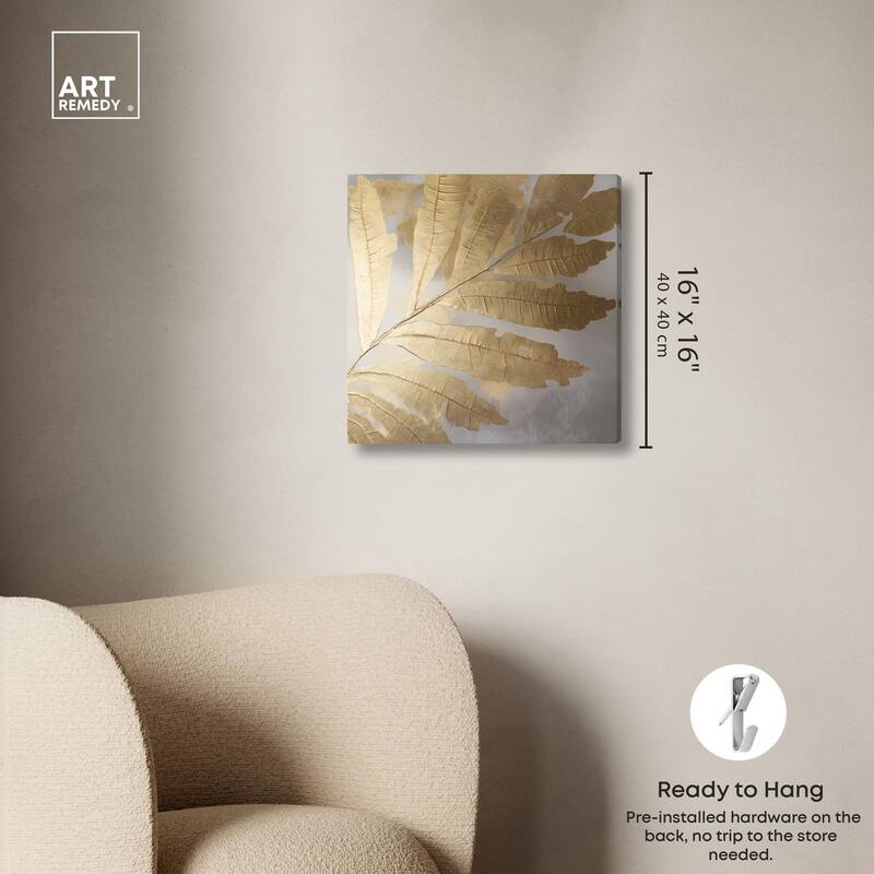 Golden Canopy (I) Canvas by Art Remedy, Gallery Wrapped