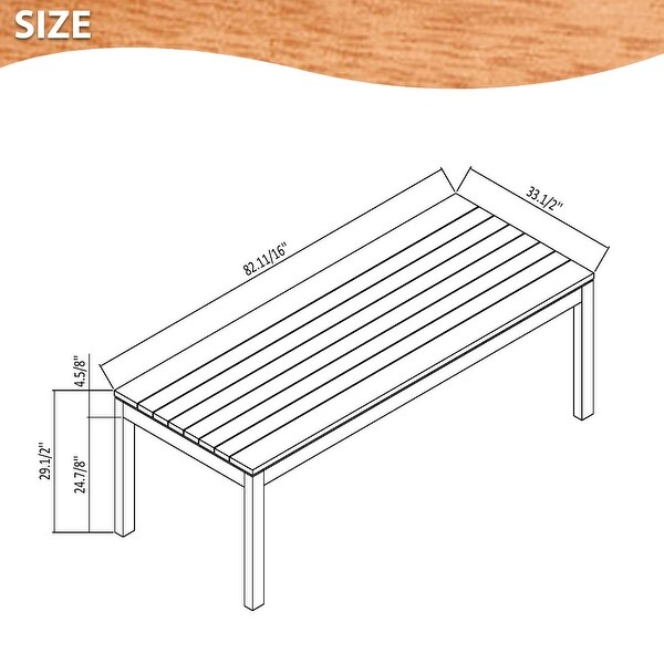 Amazonia Lourdes 9-piece Eucalyptus Wood Outdoor Dining Set