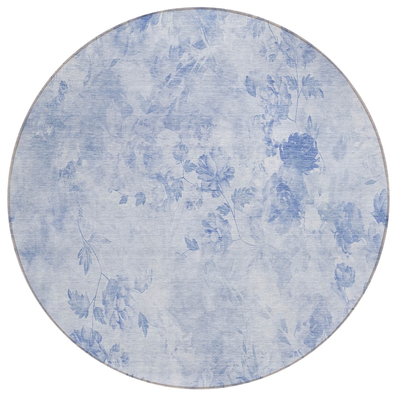 HomeRoots Floral Transitional Rectangle Outdoor Rug
