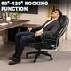 preview thumbnail 34 of 33, Bossin Big and Tall Executive Office Chair,500LBS Adjustable Lumbar Support Ergonomic Chair with High Back PU Leather Computer