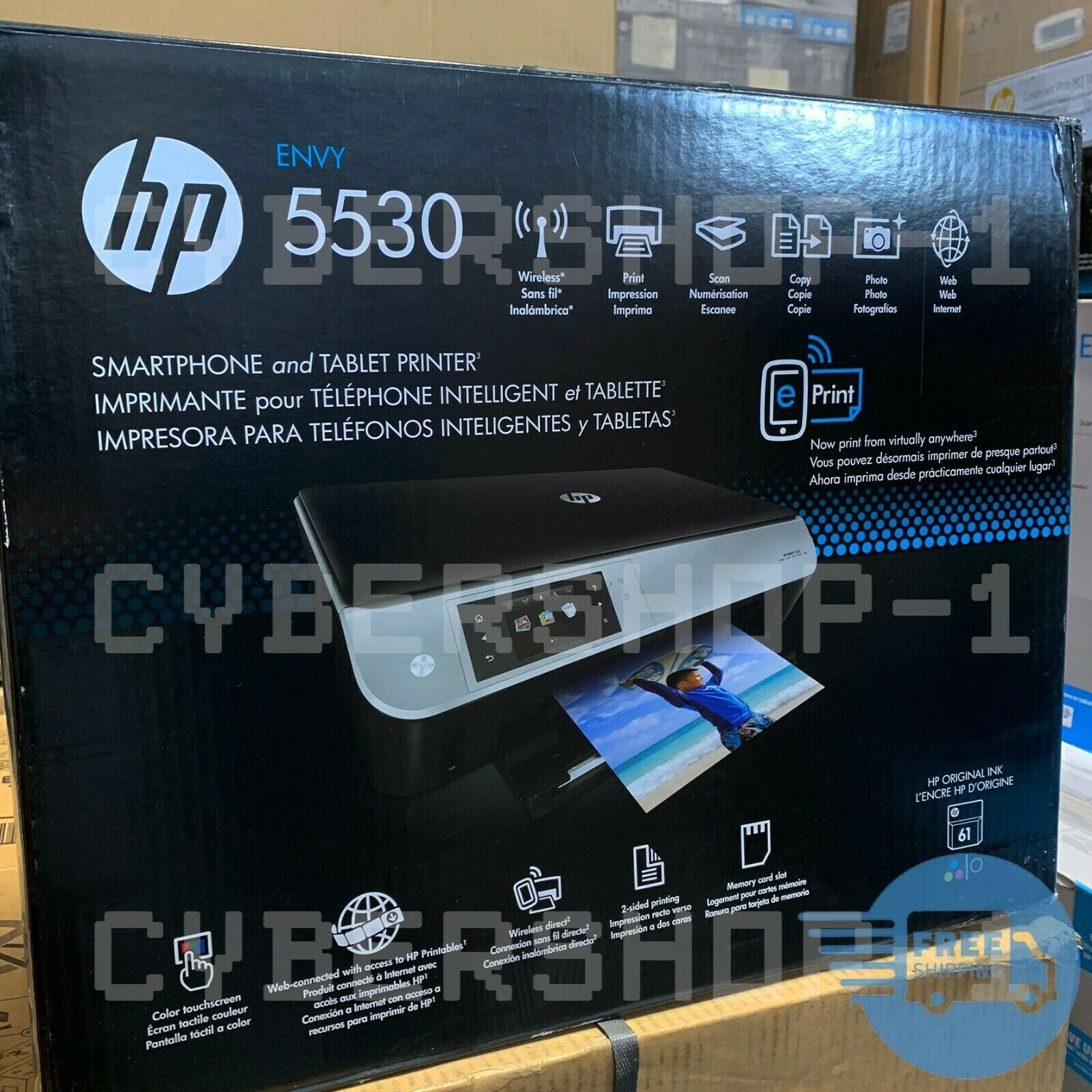 Shop Hp Envy 5530 E All In One Printer A9j40a Black