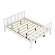 preview thumbnail 4 of 14, Queen Size Classic Modern Design Wood Platform Bed Bed Frame with Footboard and Headboard