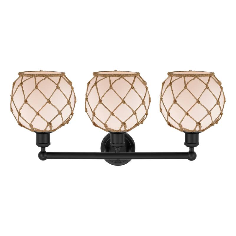 Innovations Lighting Endless Possibilities Edison - Farmhouse Rope - 3 Light 26" Bath Vanity Light