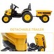 preview thumbnail 20 of 28, 12V Kids Ride-On Tractor for Kids 4-8 with Trailer Battery Power Wheels Tractor with Remote