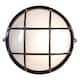 Option Black, Frosted Glass Shade
