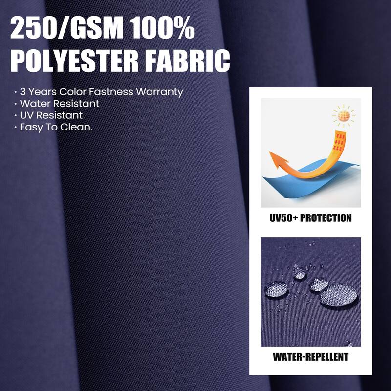 13 ft x 10 ft Outdoor Aluminum Patio Cantilever Offset Umbrella with Base
