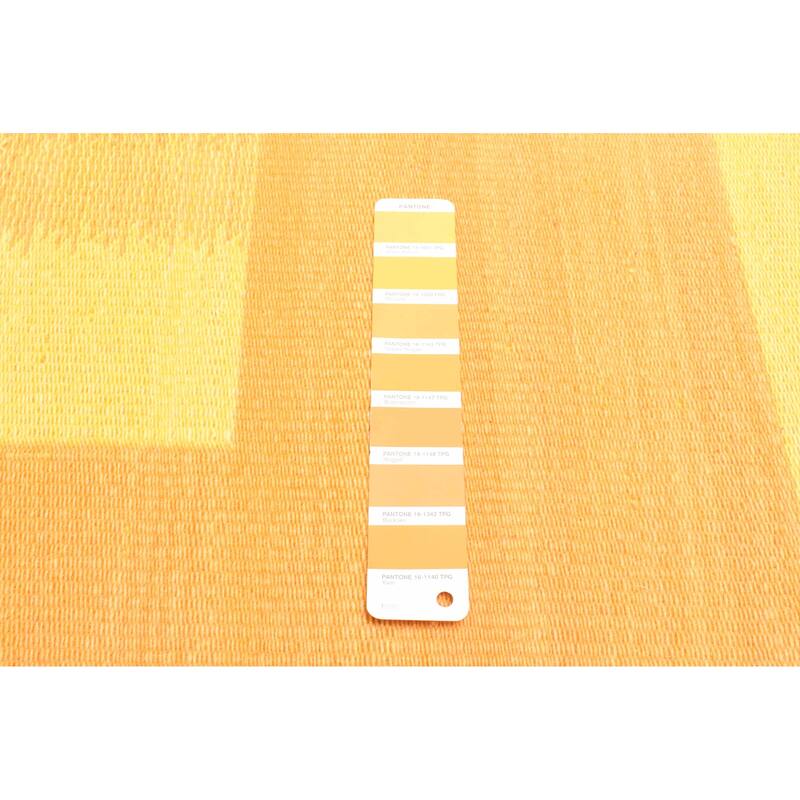 ECARPETGALLERY Flat-Weave Ankara FW Burnt Orange Wool Kilim - 5'0 x 7'11