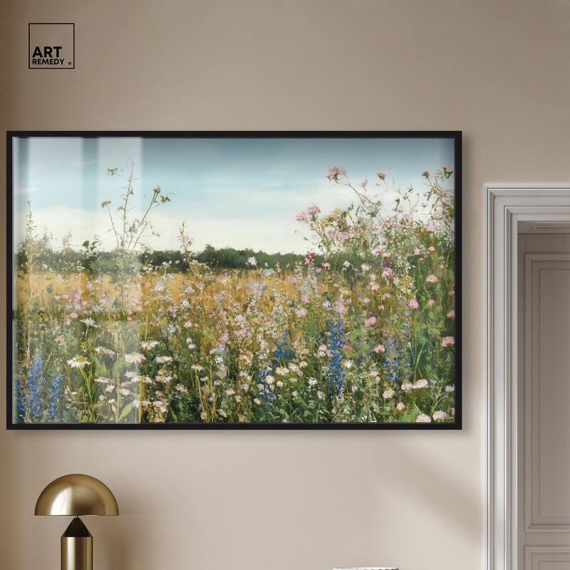 Glimmering Glade Garden II Shadowbox by Art Remedy