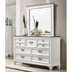 preview thumbnail 5 of 36, Roundhill Furniture Clelane Wood Bedroom Set with Bed, Dresser, Mirror, and Nightstand