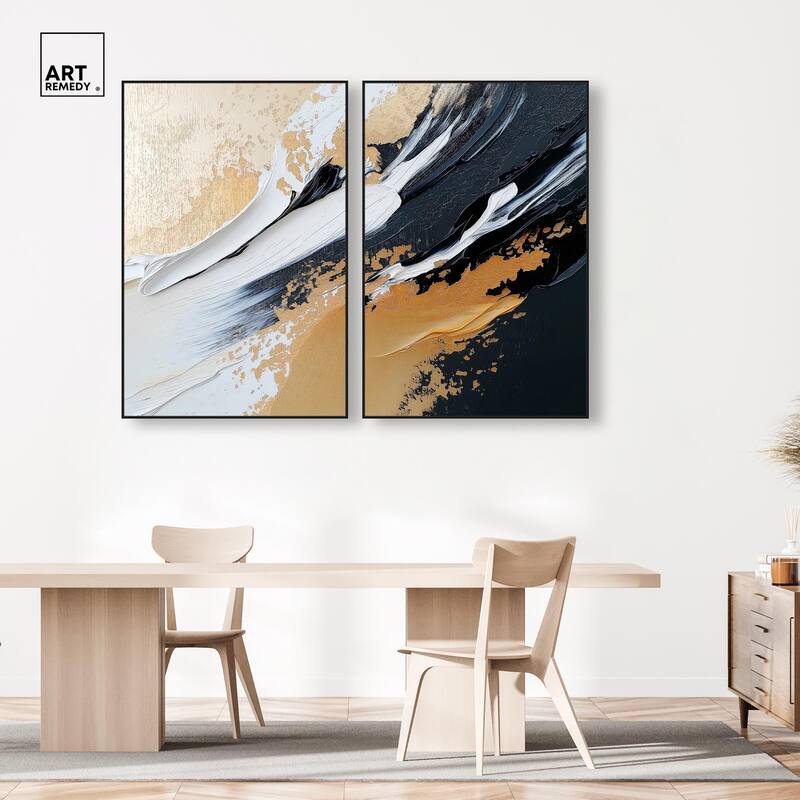 Forces III Canvas Set of 2 by Art Remedy