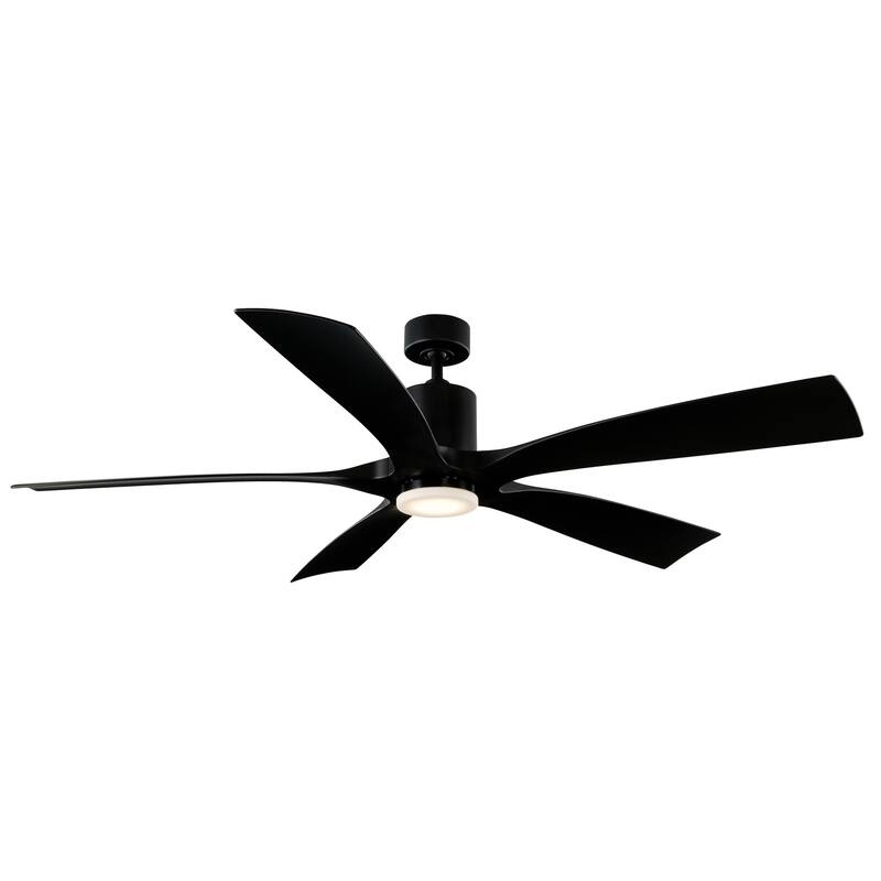 Aviator Indoor and Outdoor 5-Blade Smart Ceiling Fan 70in with Remote Control (Light Kit Sold Separately)