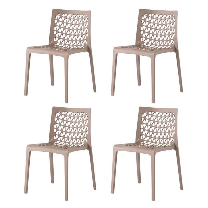 Milan Modern Chair, Set of 4 - Grey