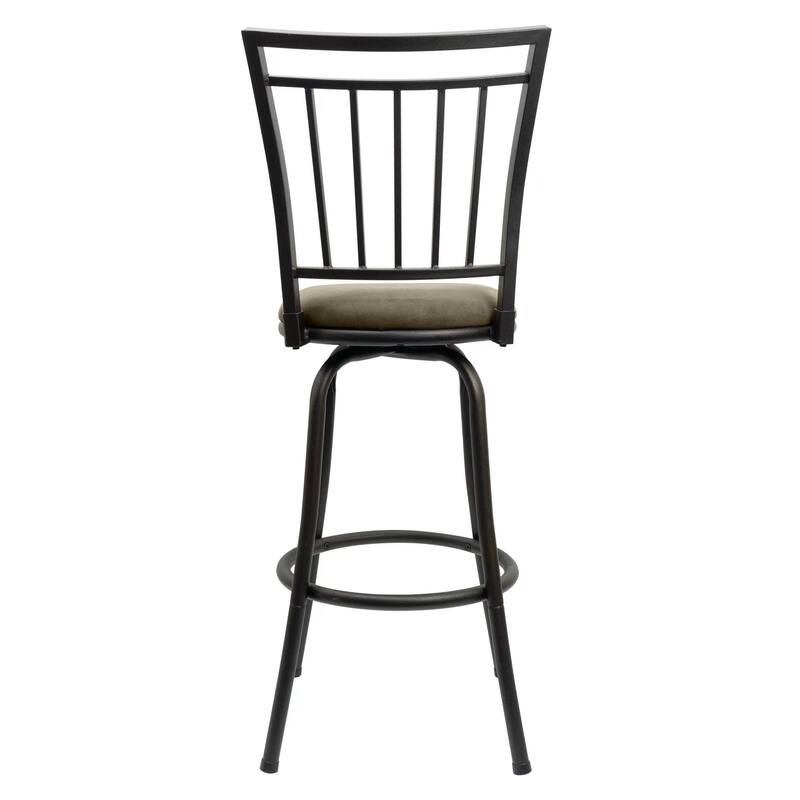 Azalea Park Metal Swivel Adjustable Height Barstool - 16.14 W x 18.5 D x 37.91-42.91 H"