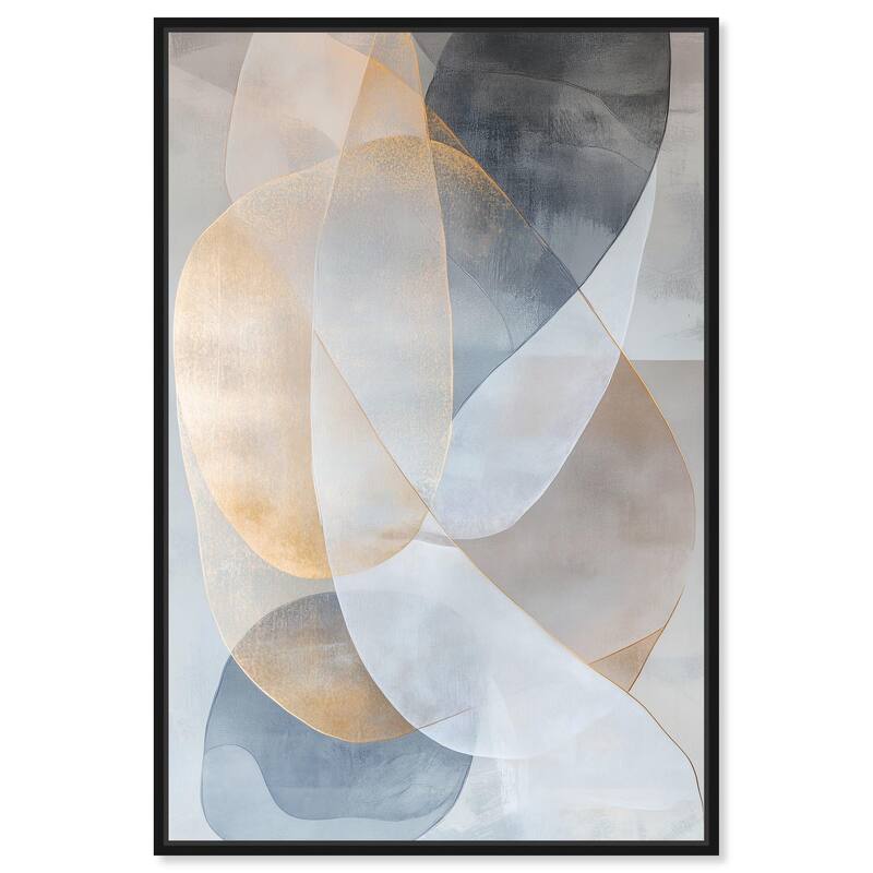 Blue Haze Canvas by Art Remedy - Black - 30" x 45"