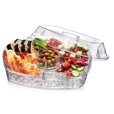 Prodyne P-17 Party Platter On Ice - 16 x 6 x 12