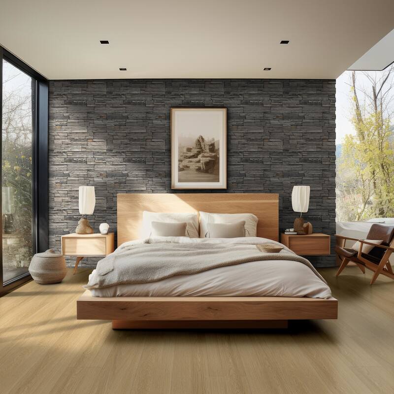 Ackland AKVRC9X48-5020-PL Grovehaven 9" x 48" Embossed Vinyl Flooring