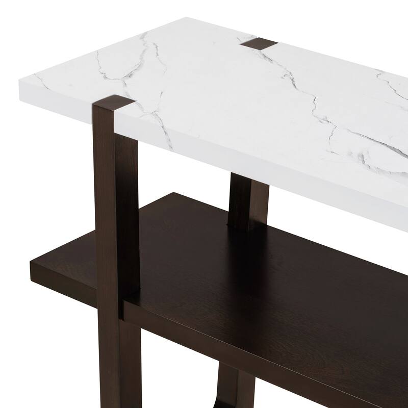 Wooden Base Multifunctional Console