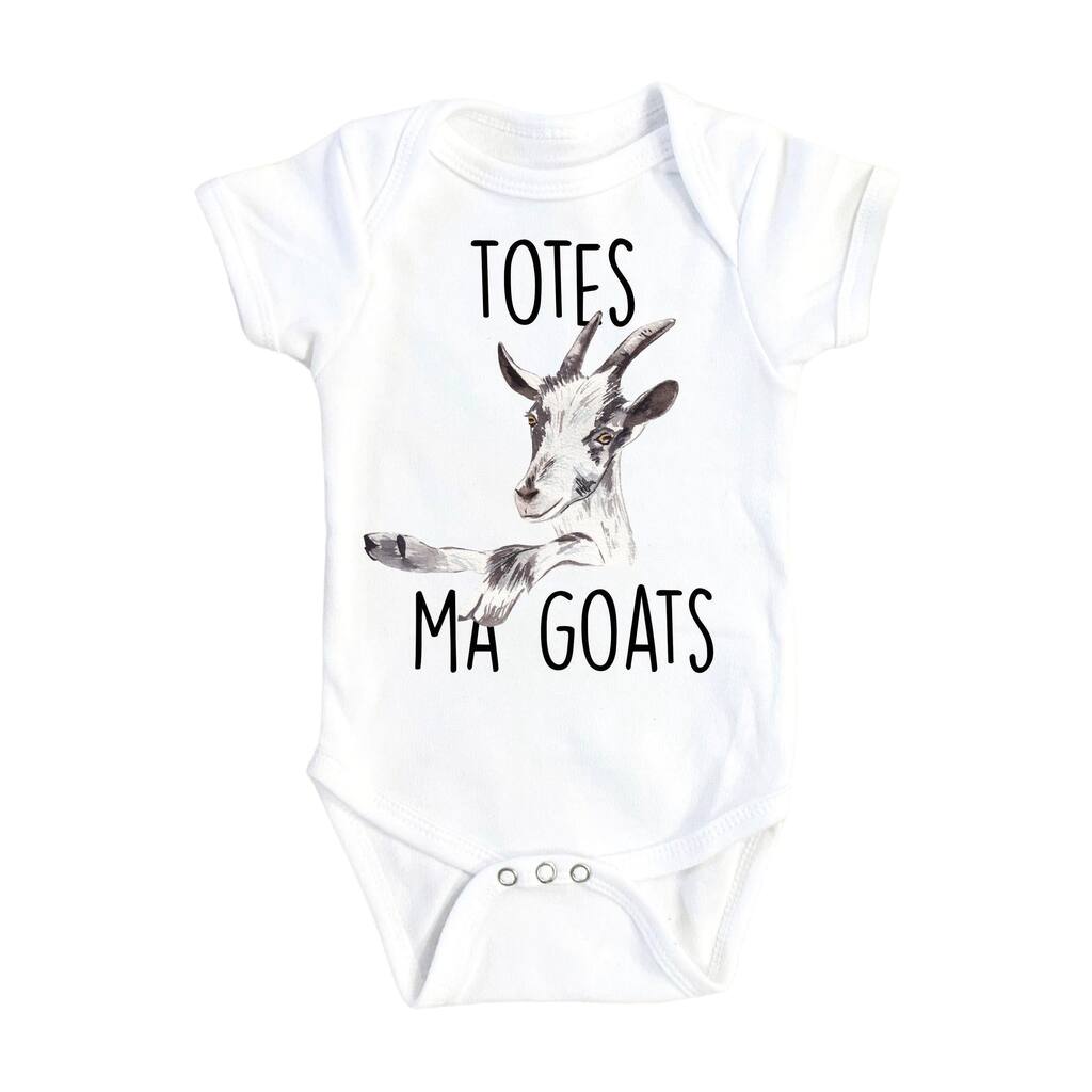 Goat Totes - Baby Boy Girl Clothes Infant Bodysuit Funny Cute Newborn