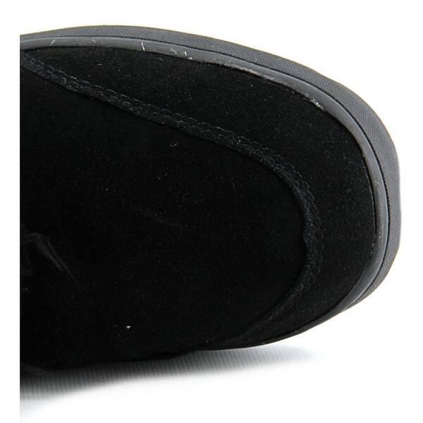 Shop Style Co Witty Women Round Toe Suede Black Winter Boot