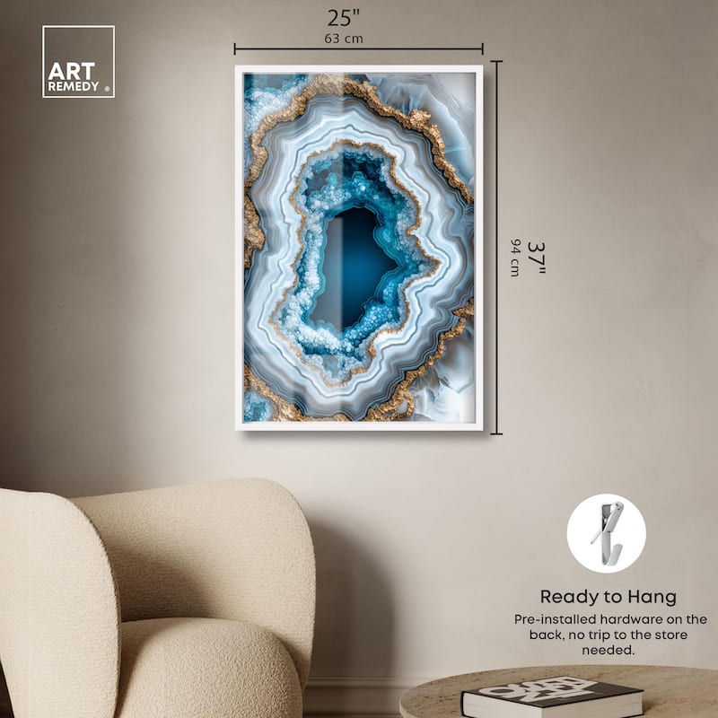 Gilded Geode Eye II Shadowbox by Art Remedy
