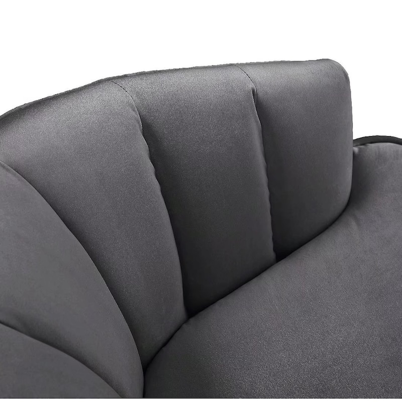 Morden Fort Velvet Accent Chair Slipper Chair