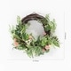 preview thumbnail 9 of 10, SAFAVIEH Fx 21.1-Inch Wreath, Multi, Rustic Holiday Decor