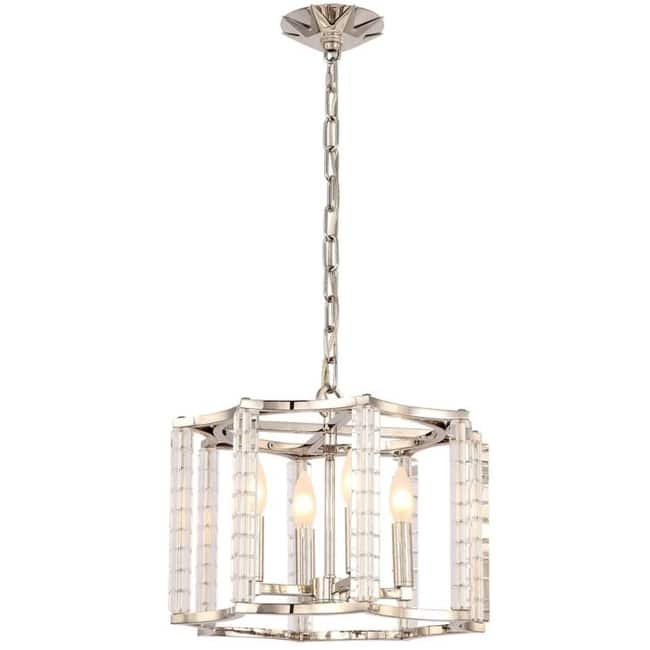 Crystorama Lighting Group Carson 4 Light 16" Wide Cage Chandelier with