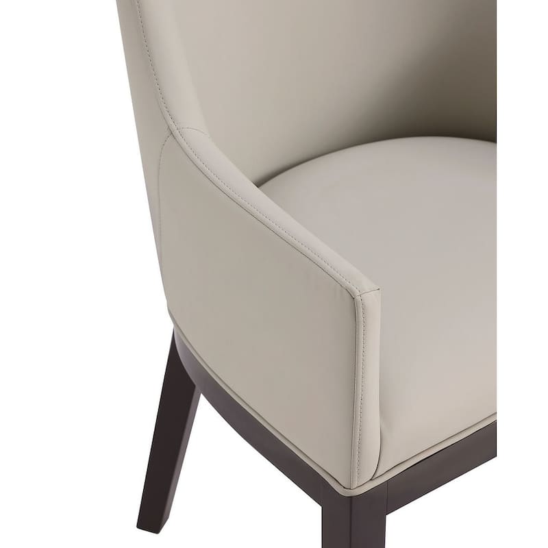 Manhattan Comfort Gansevoort Modern Faux Leather Dining Armchair