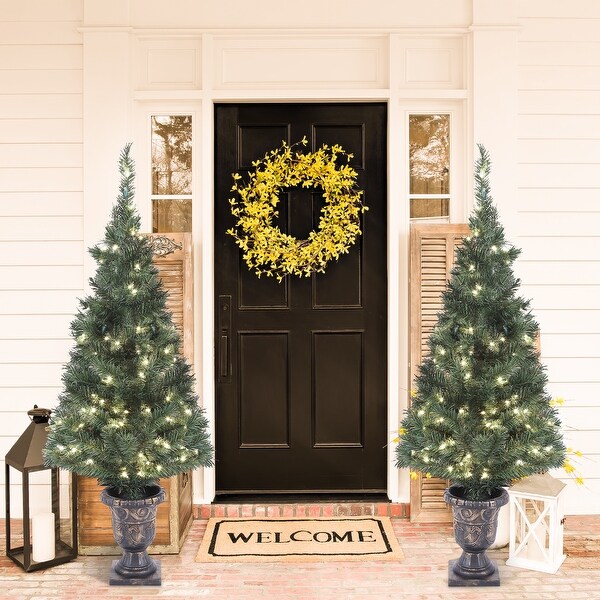 4ft pre lit outdoor christmas tree sale