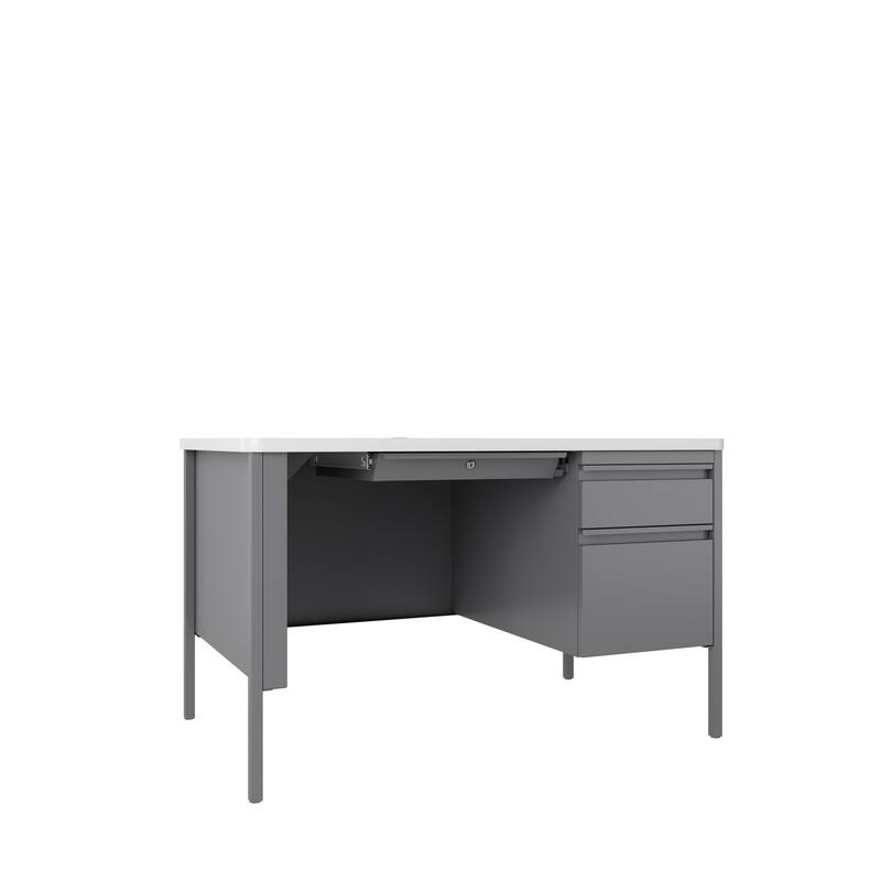 Hirsh Teacher's Desk 30" x 48" Right Hand Pedestal