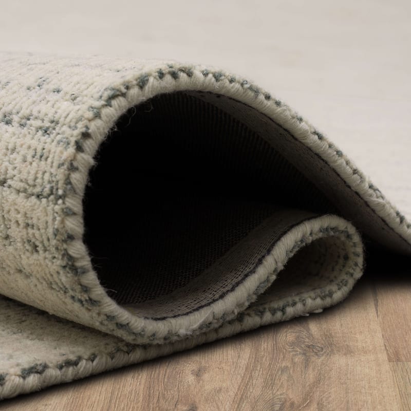 Karastan Rugs Oglethorpe Ivory Aqua Area Rug