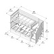 preview thumbnail 10 of 43, Max & Lily Twin over Twin Staircase Bunk Bed with Storage Drawers