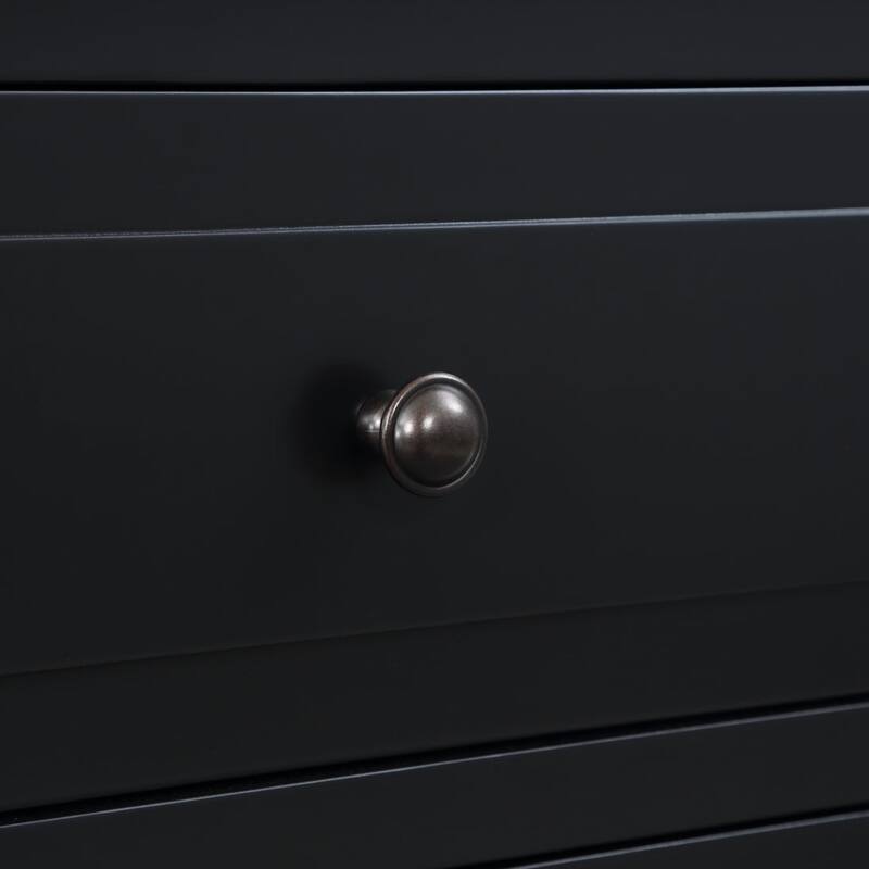 3-Drawer Nightstand Storage Wood Cabinet
