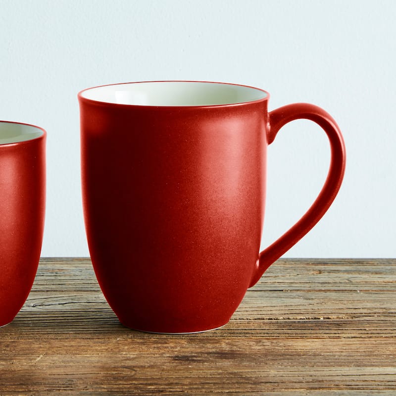 Noritake Colorwave Set Of 4 XL Large Mugs, 18 Oz.