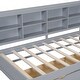 preview thumbnail 14 of 49, Roomfitters Wooden Full Size Daybed with Versatile Storage Shelf and USB Charging Ports, Functional Design for Modern Living