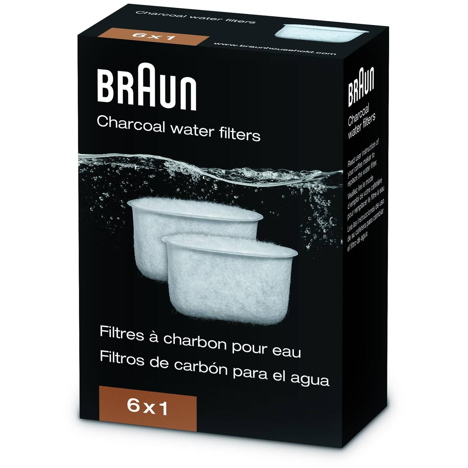 Braun Charcoal Water Filter for BrewSense Drip Coffee Makers Bed Bath