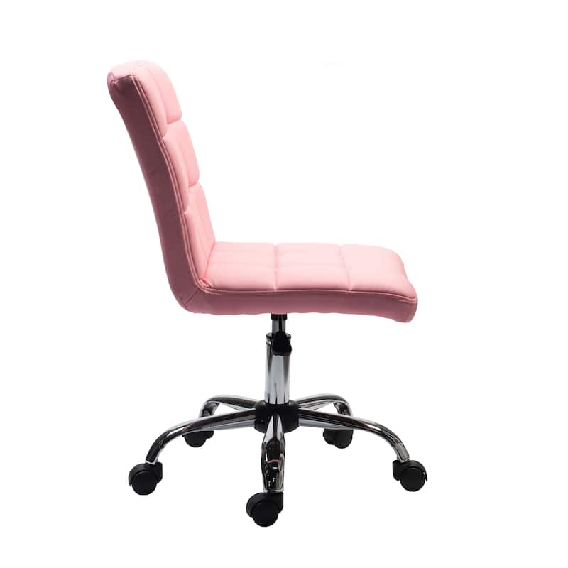 Porthos Home Parker Faux Leather Office Chair with Metal Base