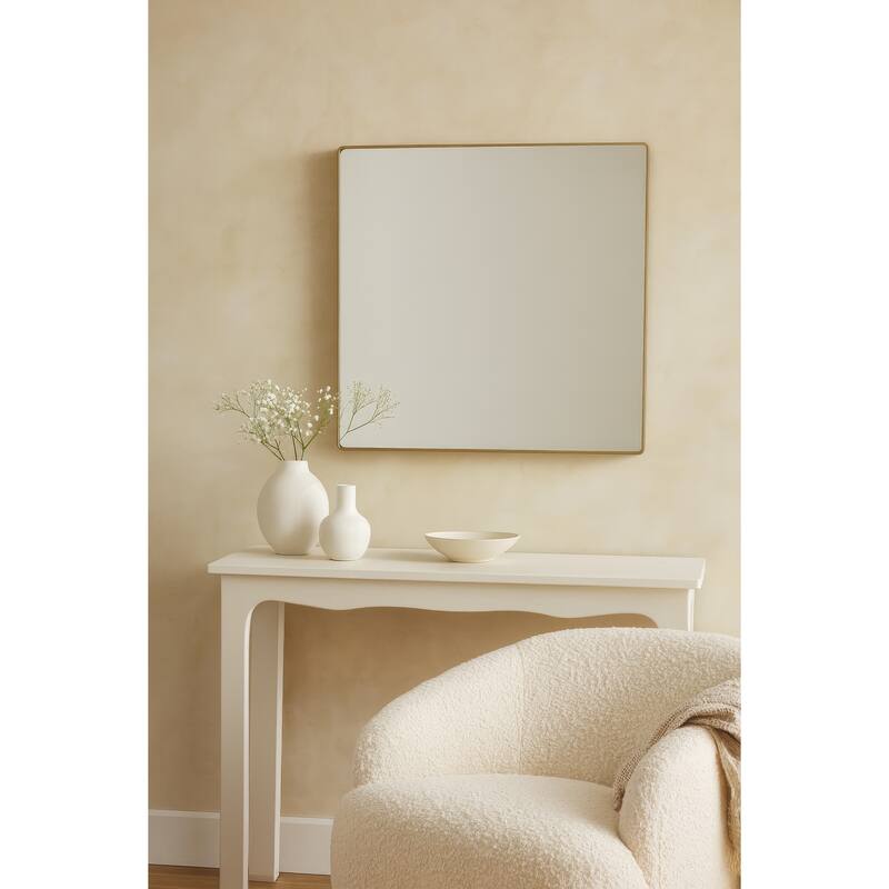 Varaluz Kye Rounded Square Wall Mirror - 30"W x 30"H