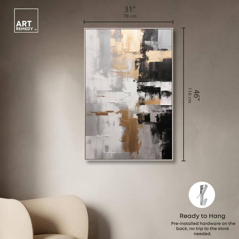 Nocturnal Alloy Canvas by Art Remedy