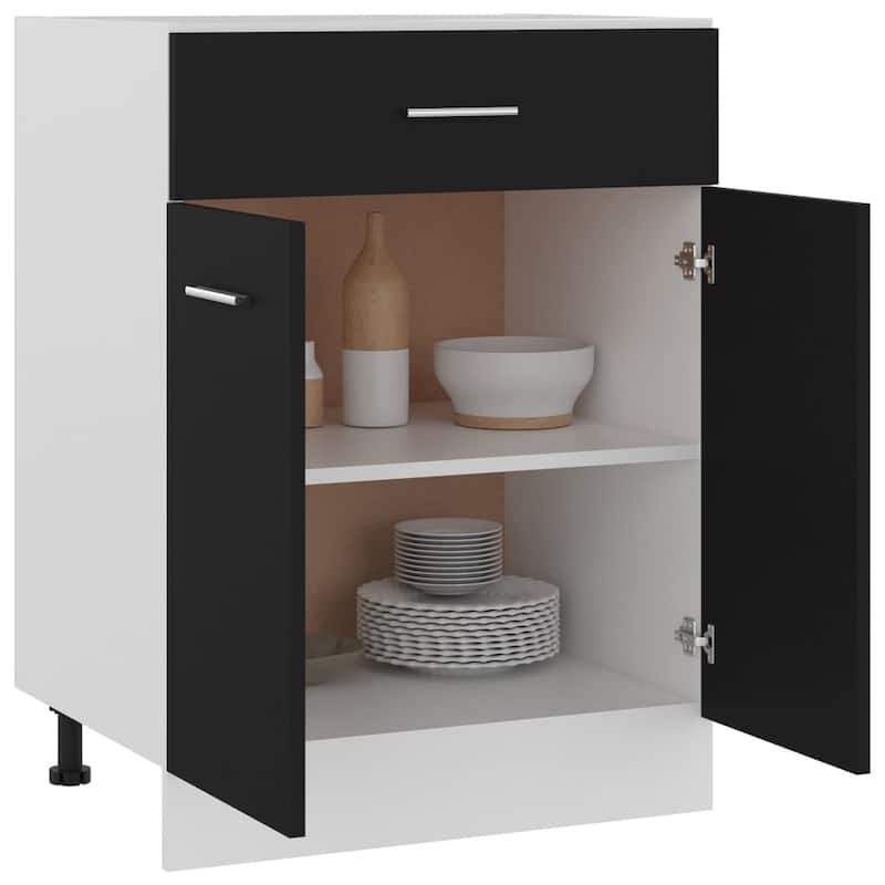 vidaXL Kitchen Cabinet Storage Cupboard Under Sink Organizer Engineered Wood